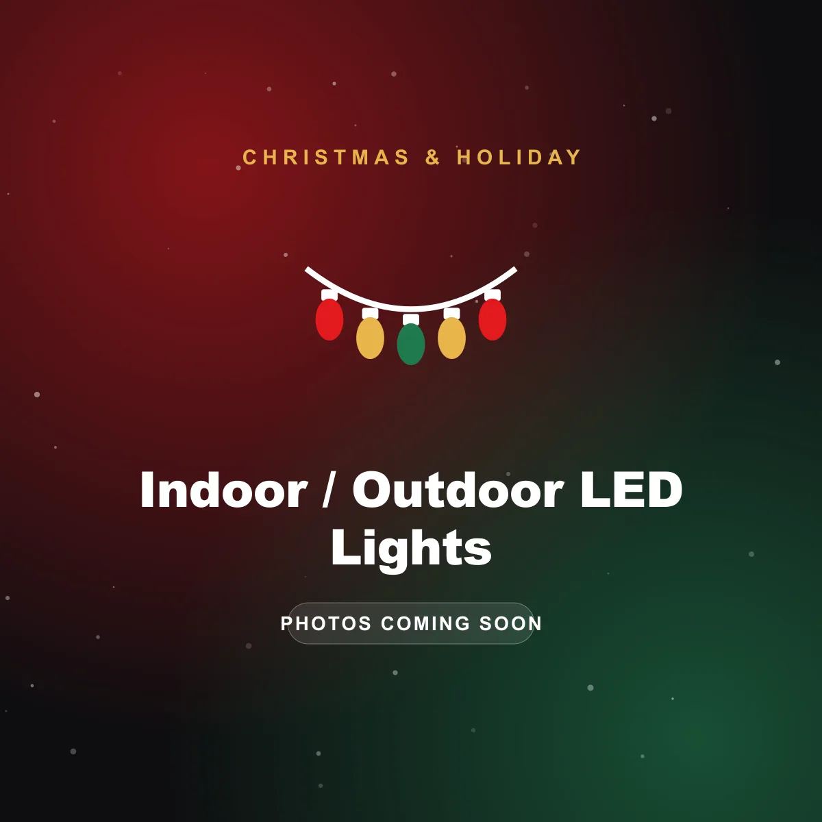 Indoor / Outdoor LED Christmas Lights — 108 units